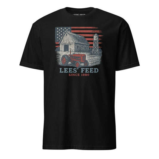 Latigo-Cowboy Authentics Black / S Lees' Feed Barn and Tractor Tee