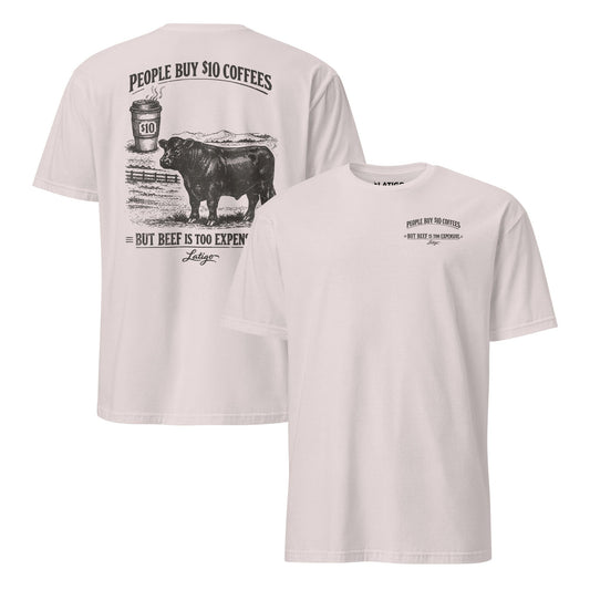 Latigo-Cowboy Authentics Coffee vs Beef Tee