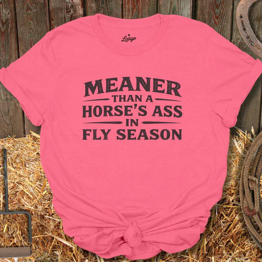 Latigo-Cowboy Authentics Coral Silk / S Meaner Than Tee