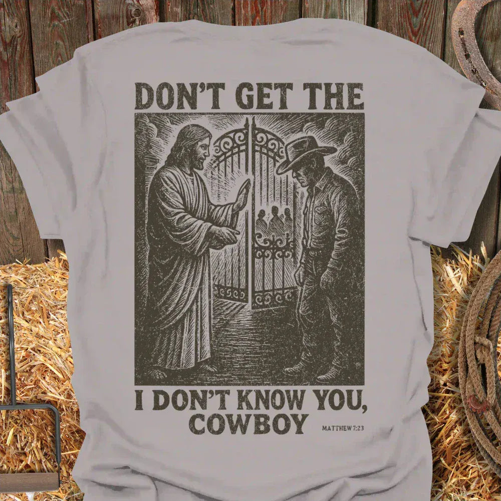Latigo-Cowboy Authentics Ice Grey / S Know Me Tee