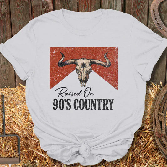 Latigo-Cowboy Authentics Ice Grey / S Nineties Tee