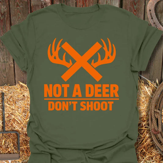 Latigo-Cowboy Authentics Military Green / S Don't Shoot Tee