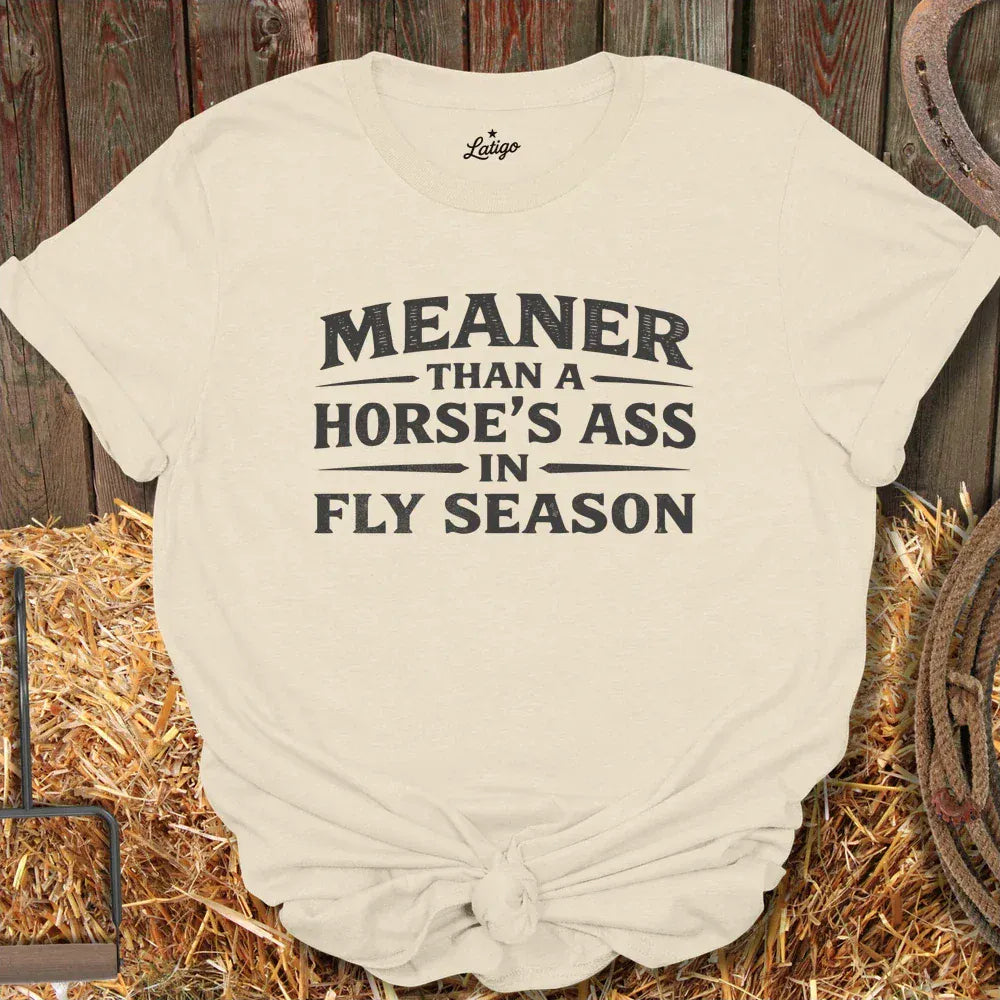 Latigo-Cowboy Authentics Natural / S Meaner Than Tee