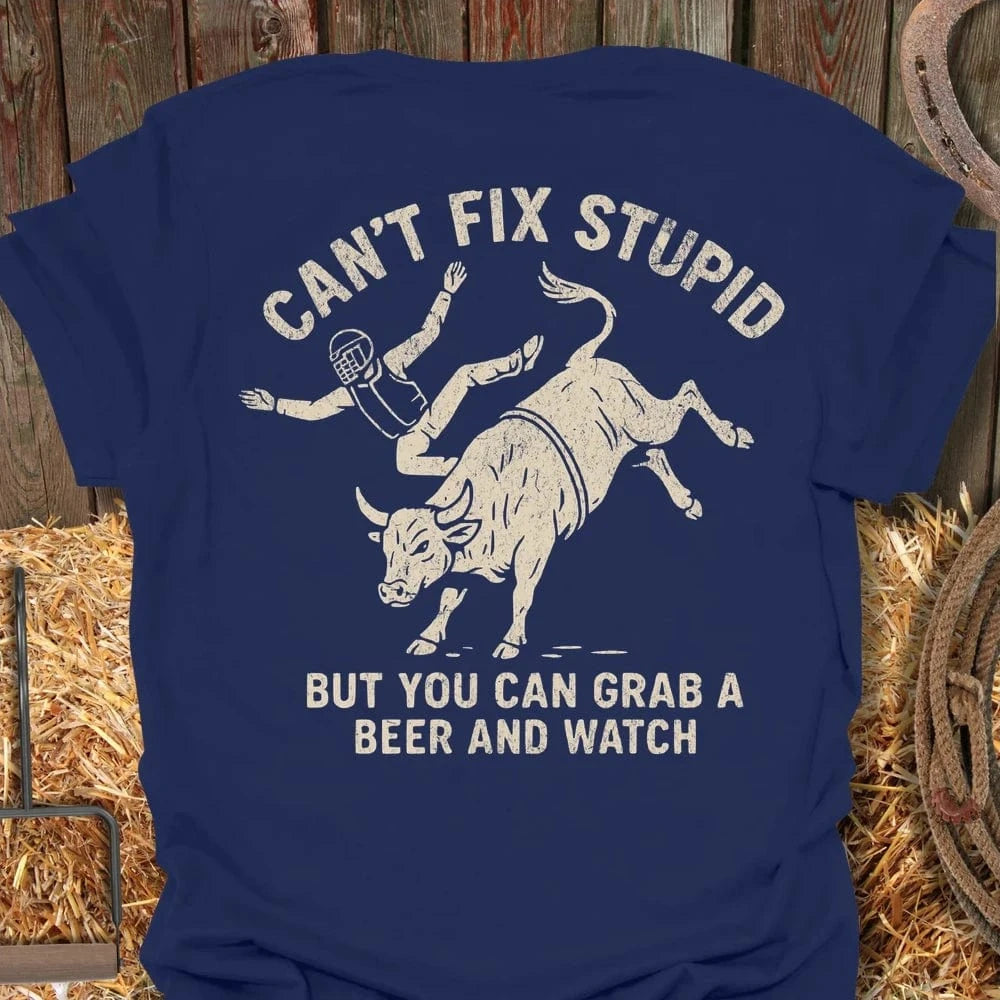 Latigo-Cowboy Authentics Navy / S Fix Stupid Tee