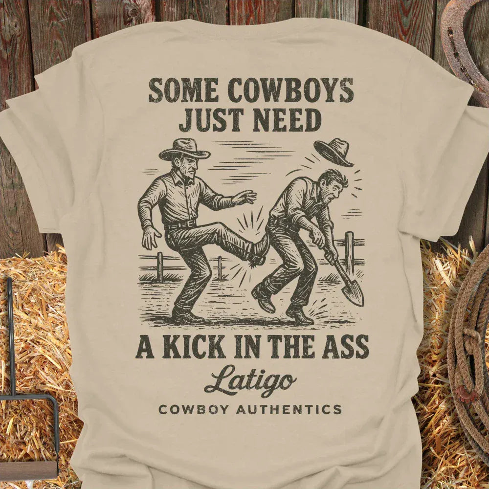 Latigo-Cowboy Authentics Sand / S Kick Tee