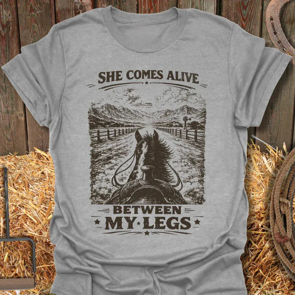 Latigo-Cowboy Authentics Sport Grey / S Alive Tee