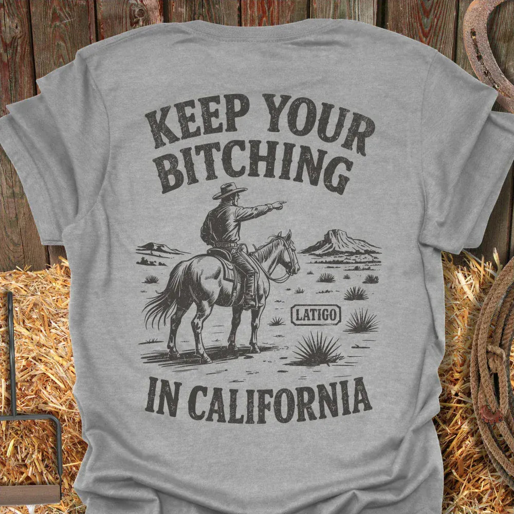 Latigo-Cowboy Authentics Sport Grey / S California Tee