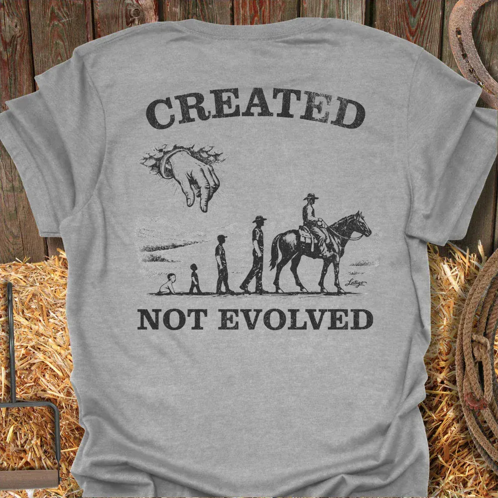 Latigo-Cowboy Authentics Sport Grey / S Created Tee