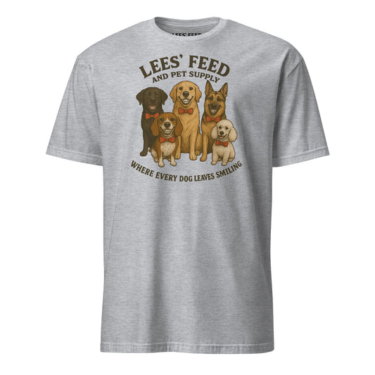 Latigo-Cowboy Authentics Sport Grey / S Lees' Feed - Dog Buddies Tee