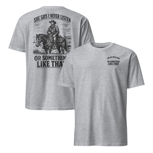 Latigo-Cowboy Authentics Sport Grey / S Listen Tee