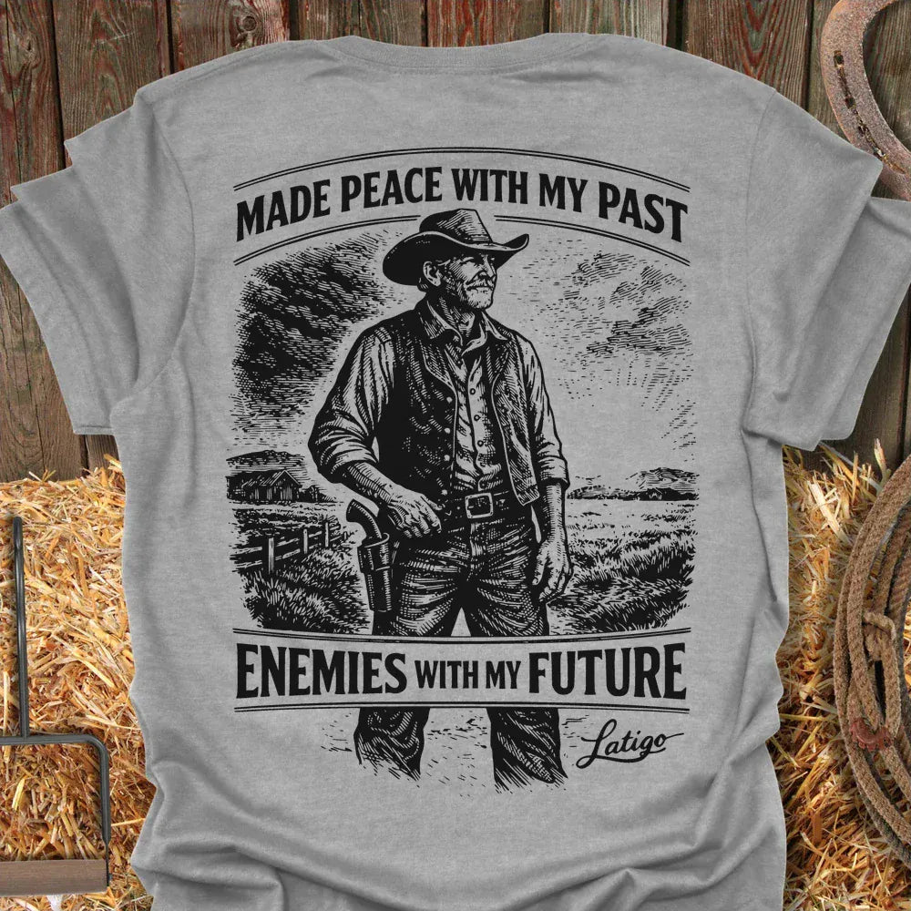 Latigo-Cowboy Authentics Sport Grey / S Peace Tee