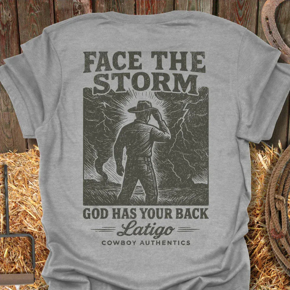 Latigo-Cowboy Authentics Sport Grey / S Storm Tee