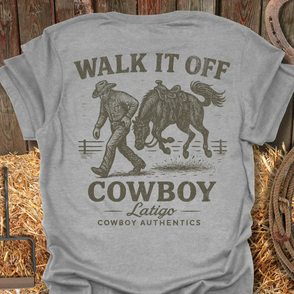 Latigo-Cowboy Authentics Sport Grey / S Walk Tee
