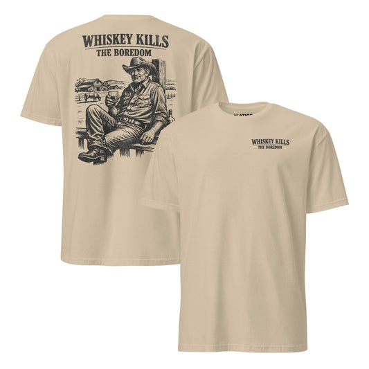 Latigo-Cowboy Authentics Whiskey Kills Tee
