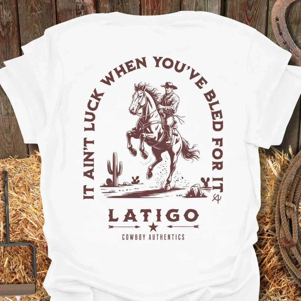 Latigo-Cowboy Authentics White / S Ain't Luck