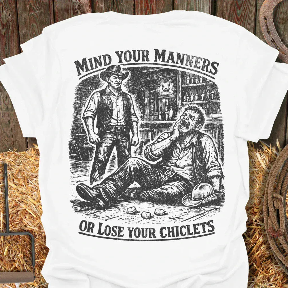 Latigo-Cowboy Authentics White / S Chiclets Tee