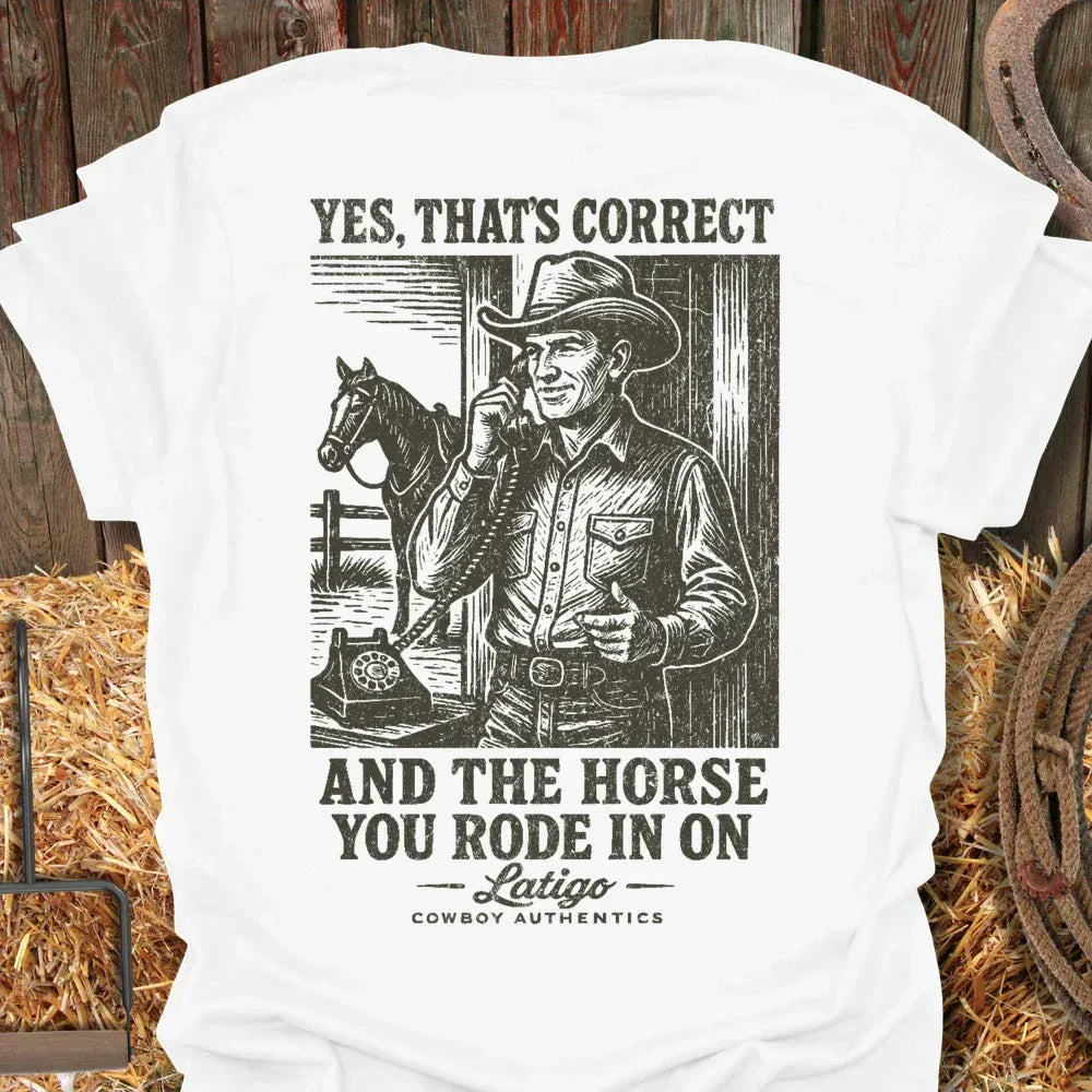 Latigo-Cowboy Authentics White / S Correct Tee