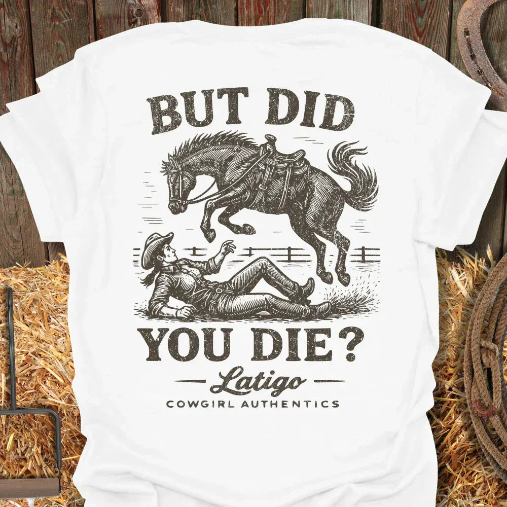Latigo-Cowboy Authentics White / S Cowgirl Die Tee