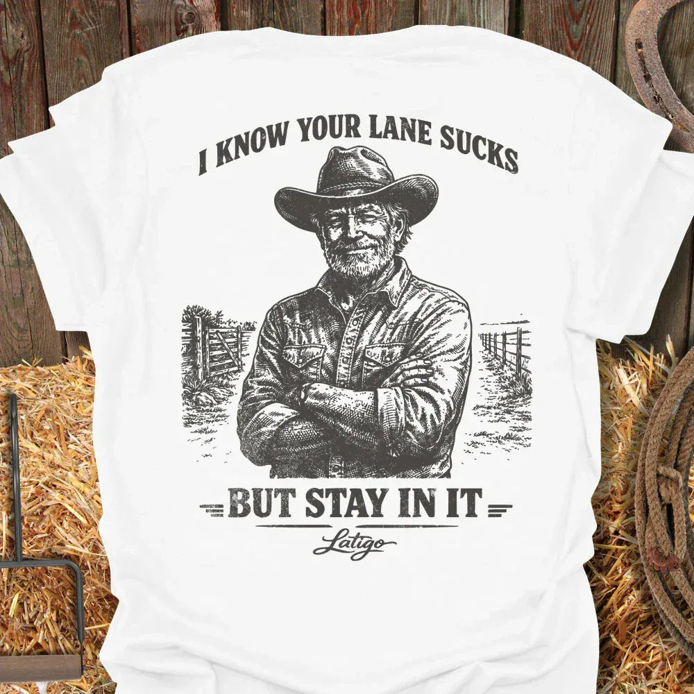 Latigo-Cowboy Authentics White / S Lane Tee