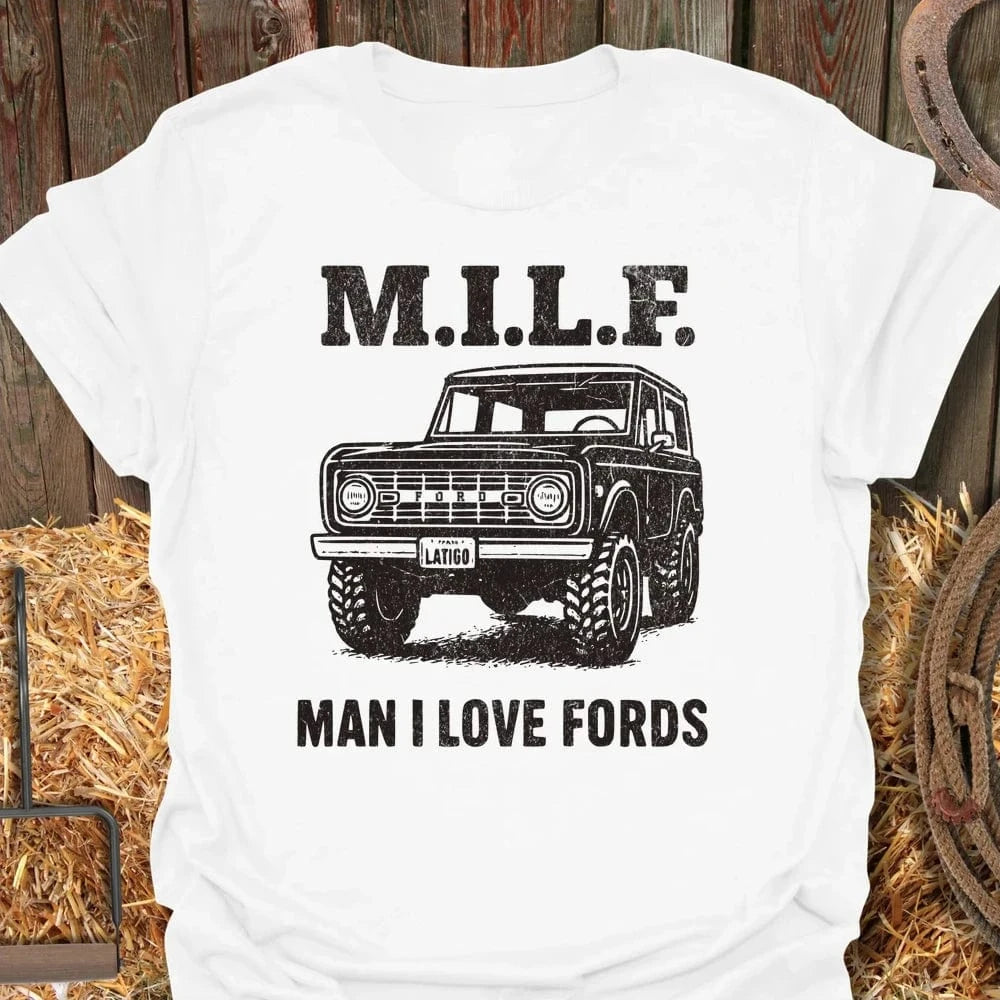 Latigo-Cowboy Authentics White / S MILF Tee