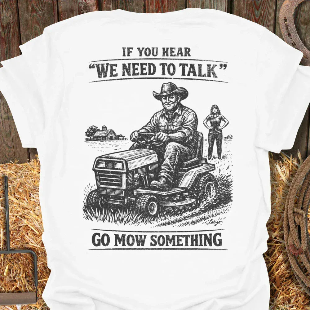 Latigo-Cowboy Authentics White / S Mow It Tee
