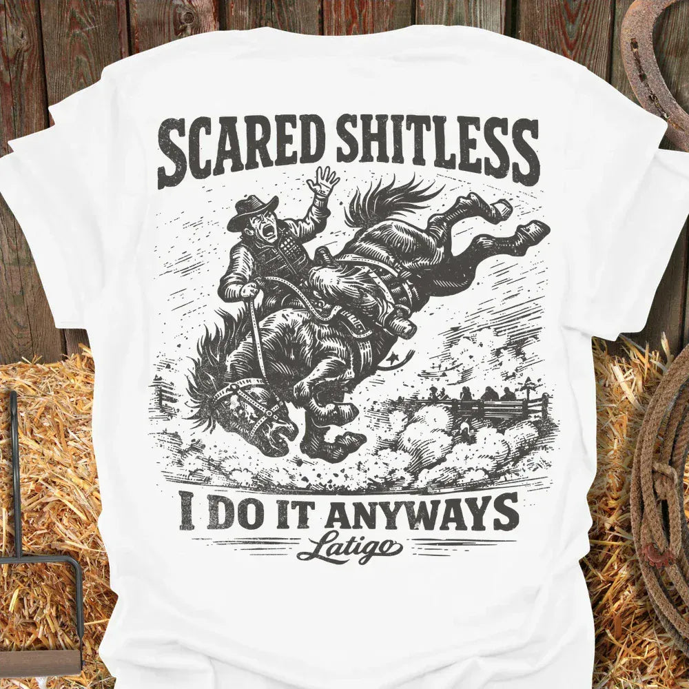 Latigo-Cowboy Authentics White / S Scared Tee