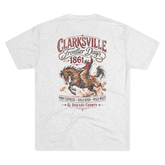 Latigo Cowboy Clarksville Tri-Blend Crew Tee T-Shirt