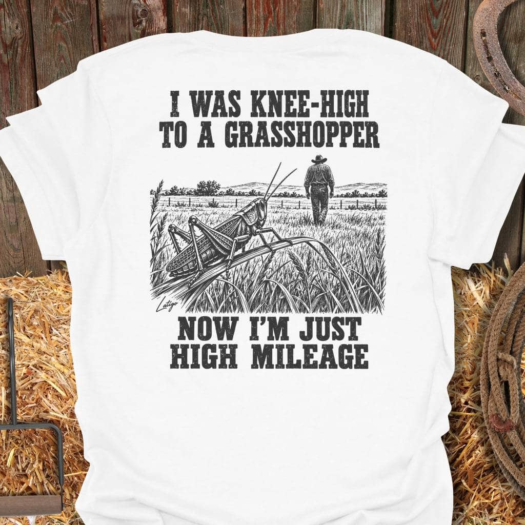 Latigo Cowboy High Mileage Tee T-Shirt S / White