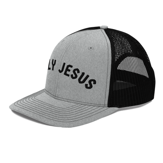 Latigo Cowboy Only Jesus Trucker Hat