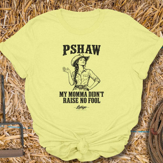 Latigo Cowboy Pshaw Tee T-Shirt S / Cornsilk