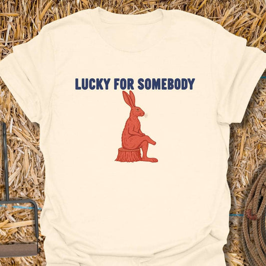 Latigo Cowboy Rabbits Foot Tee T-Shirt S / Natural