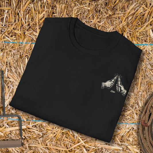 Latigo Cowboy Ride Sober Big Country Tee T-Shirt