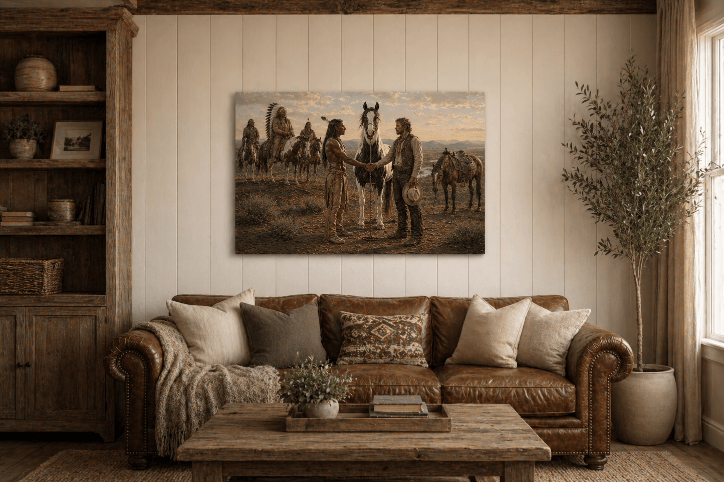 Printify Canvas 48″ x 32″ (Horizontal) / 1.25" THE DEAL Latigo Original - Fine Art Canvas Print