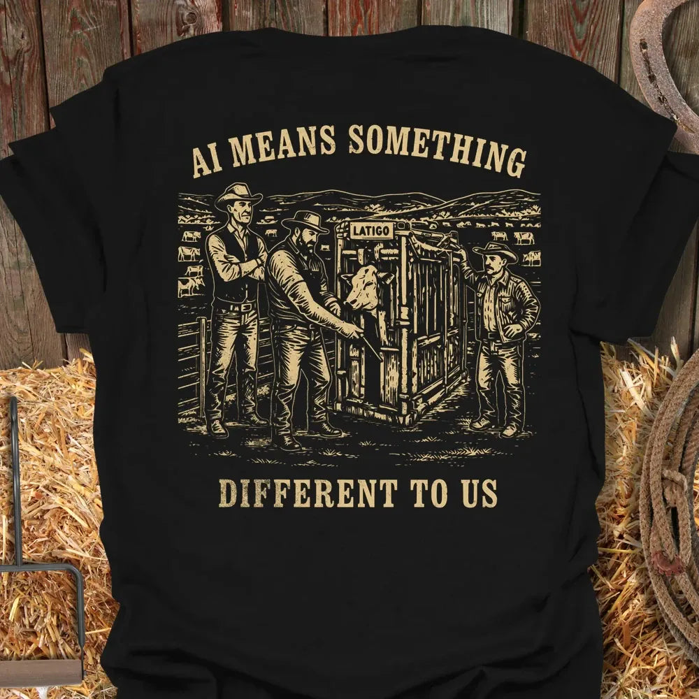 Printify T-Shirt Black / S AI Tee