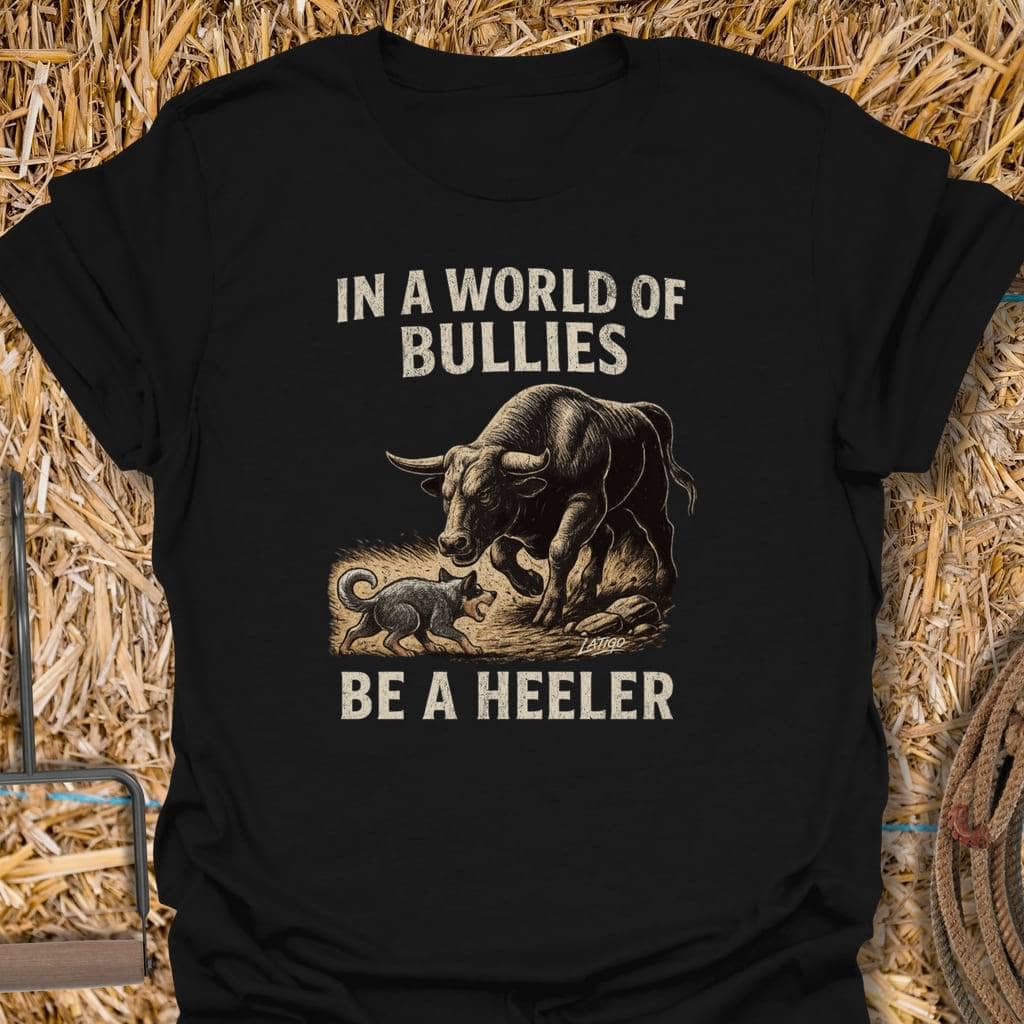 Printify T-Shirt Black / S Be A Heeler Tee