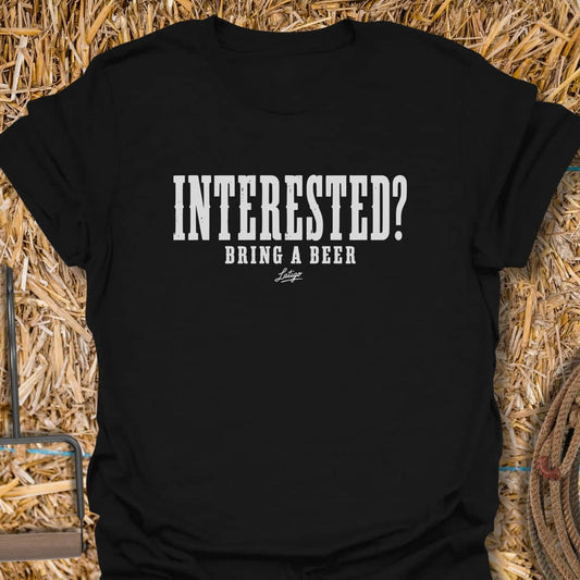 Printify T-Shirt Black / S Bring A Beer Tee