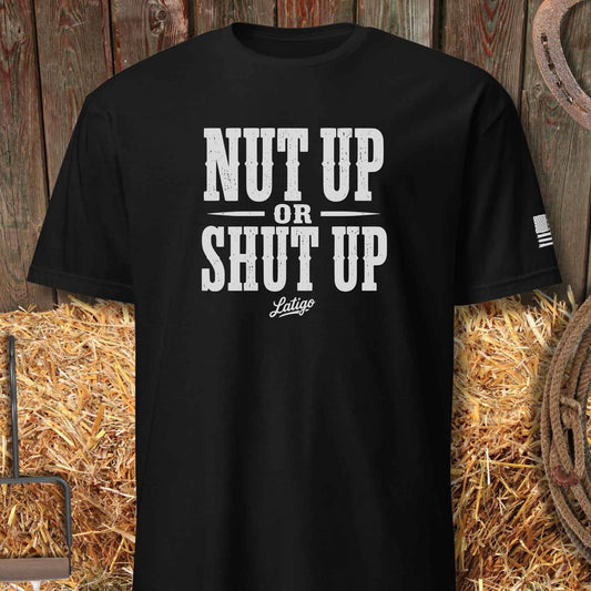 Printify T-Shirt Black / S Nut Up Tee