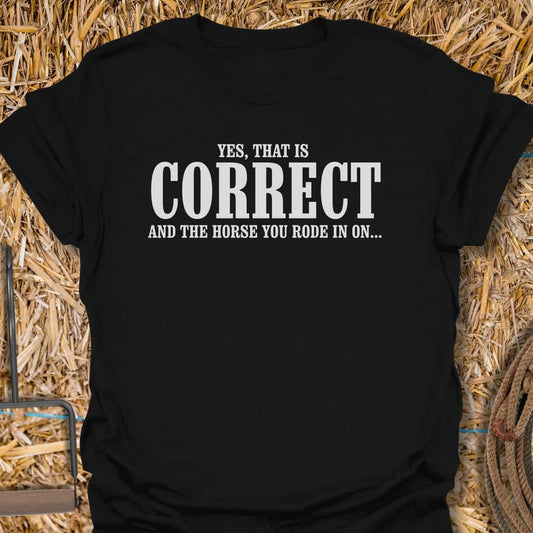 Printify T-Shirt Black / S The Horse Tee