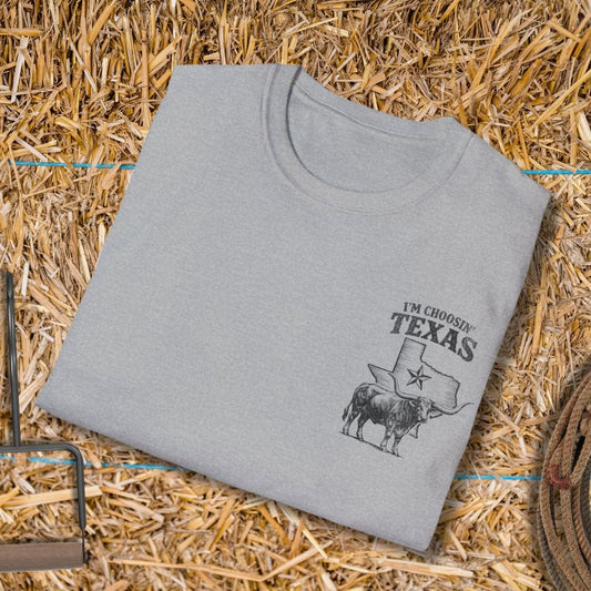 Printify T-Shirt Choosin Texas Tee