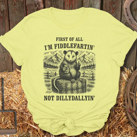 Printify T-Shirt Cornsilk / S Fiddlefart Tee