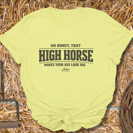 Printify T-Shirt Cornsilk / S High Horse Tee