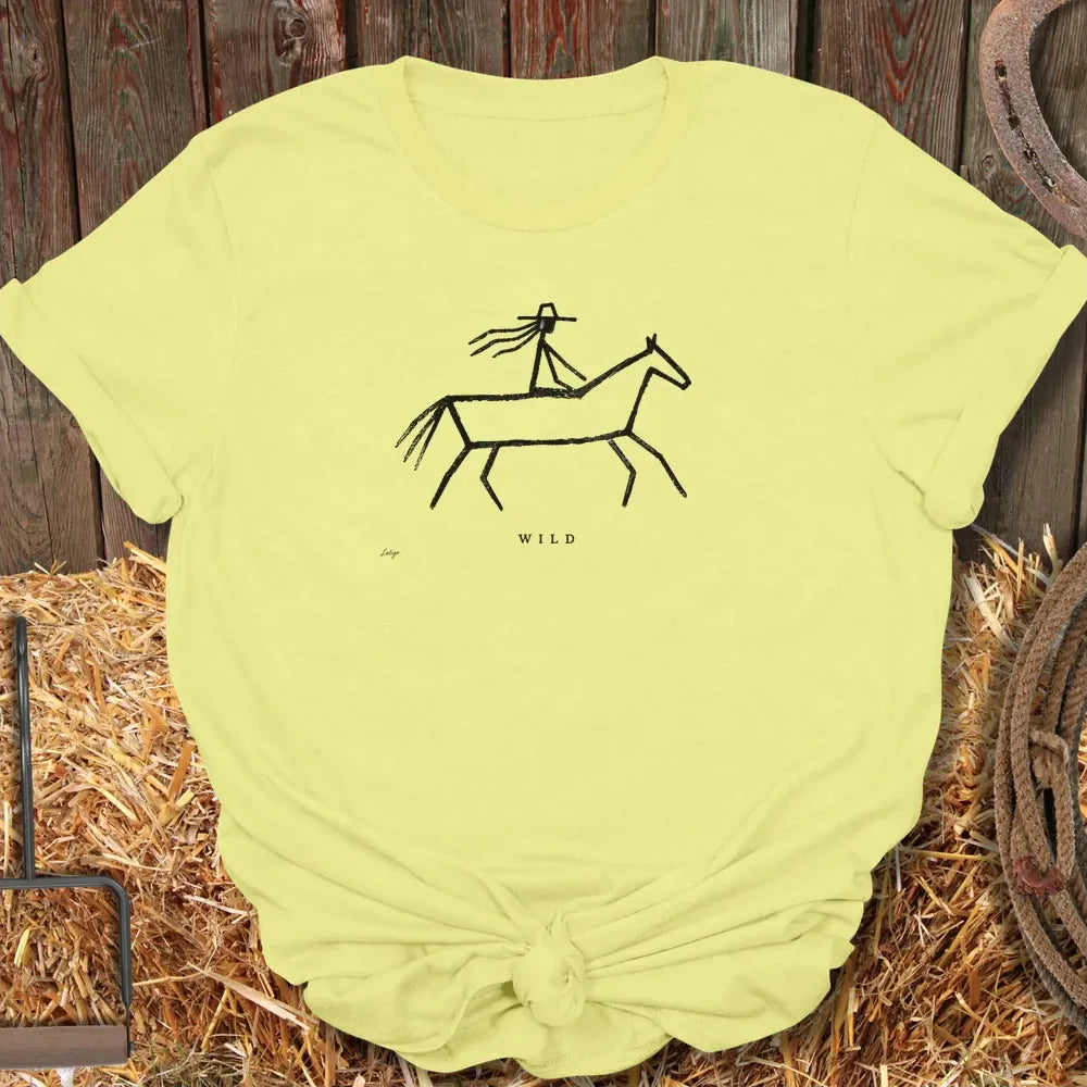 Printify T-Shirt Cornsilk / S Wild Tee