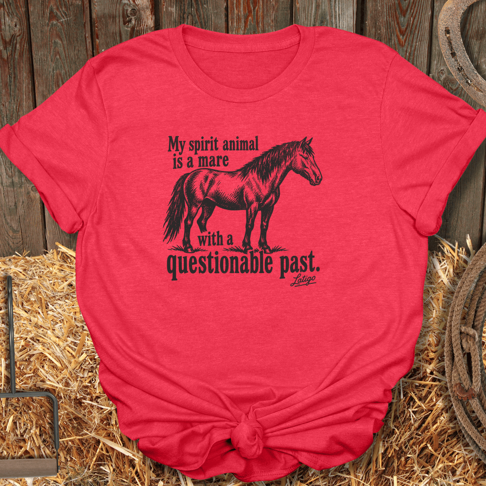 Printify T-Shirt Heather Red / S Spirit Animal Mare Tee
