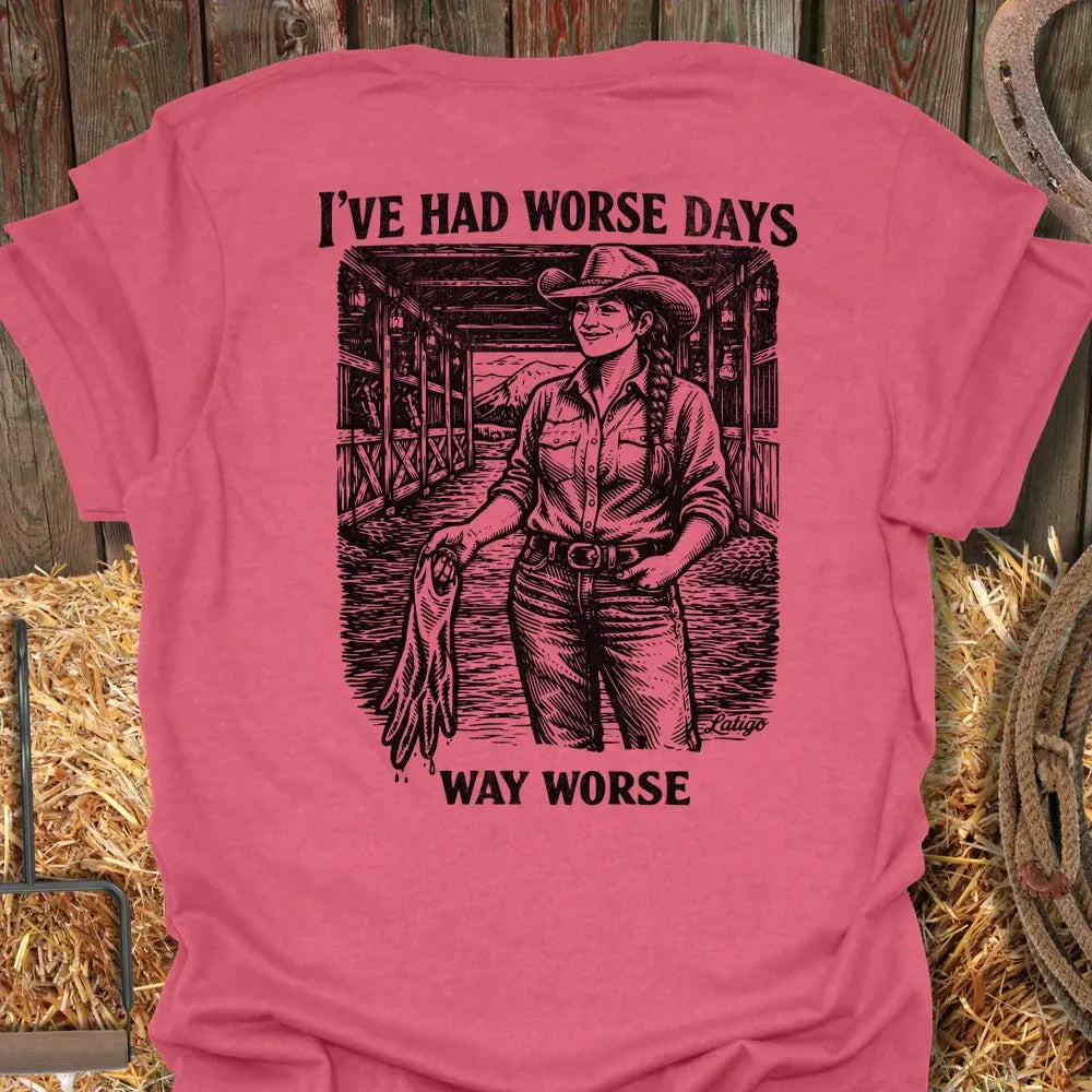 Printify T-Shirt Heather Red / S Way Worse Tee