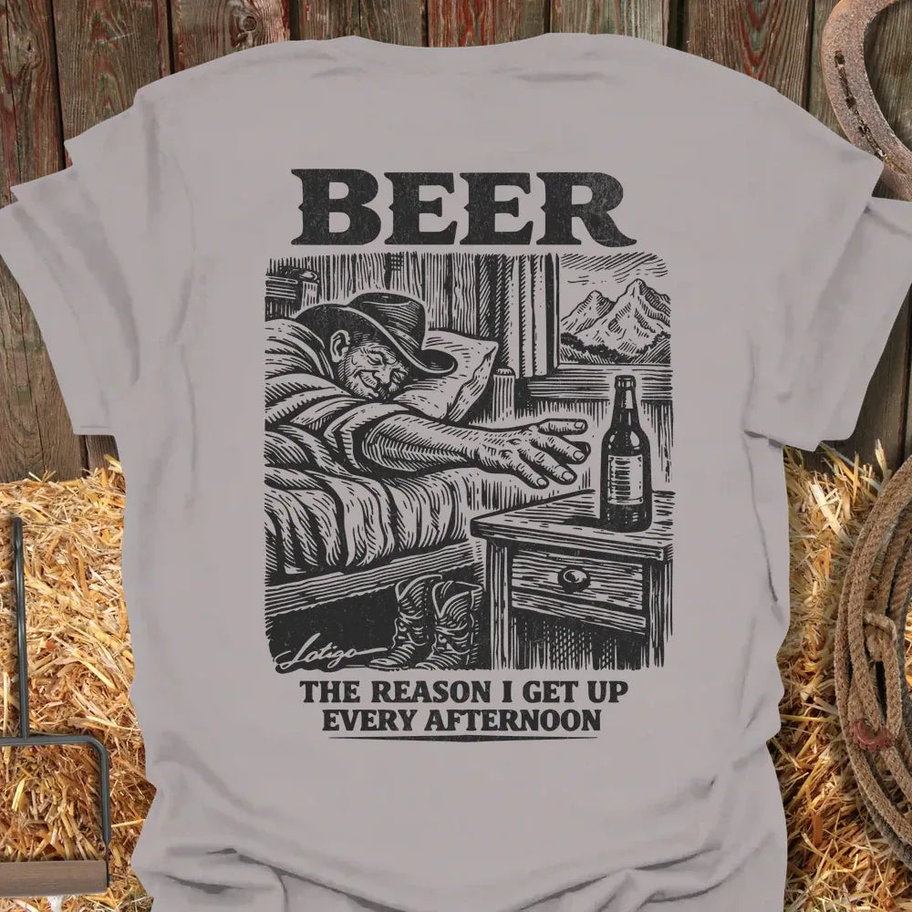 Printify T-Shirt Ice Grey / S Afternoon Beer Tee