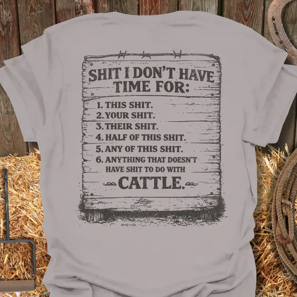 Printify T-Shirt Ice Grey / S Cattle Tee
