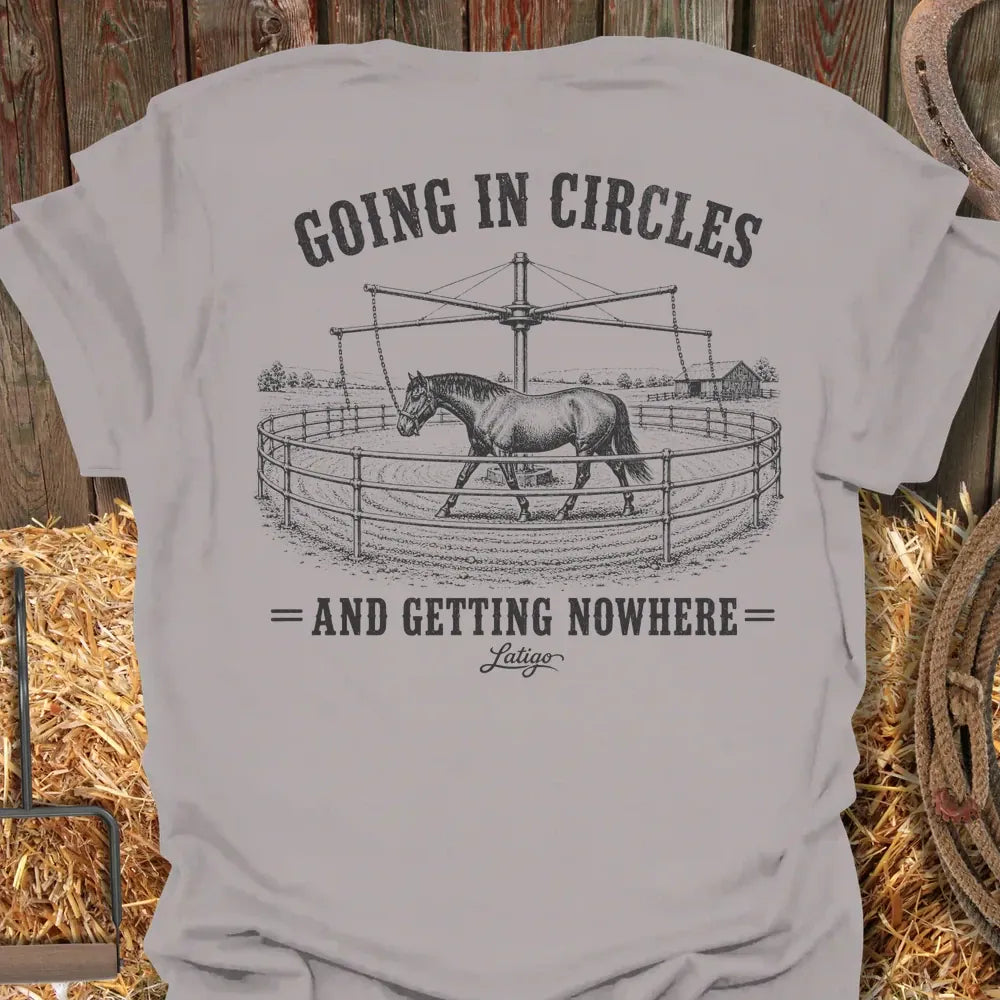 Printify T-Shirt Ice Grey / S Circles Tee