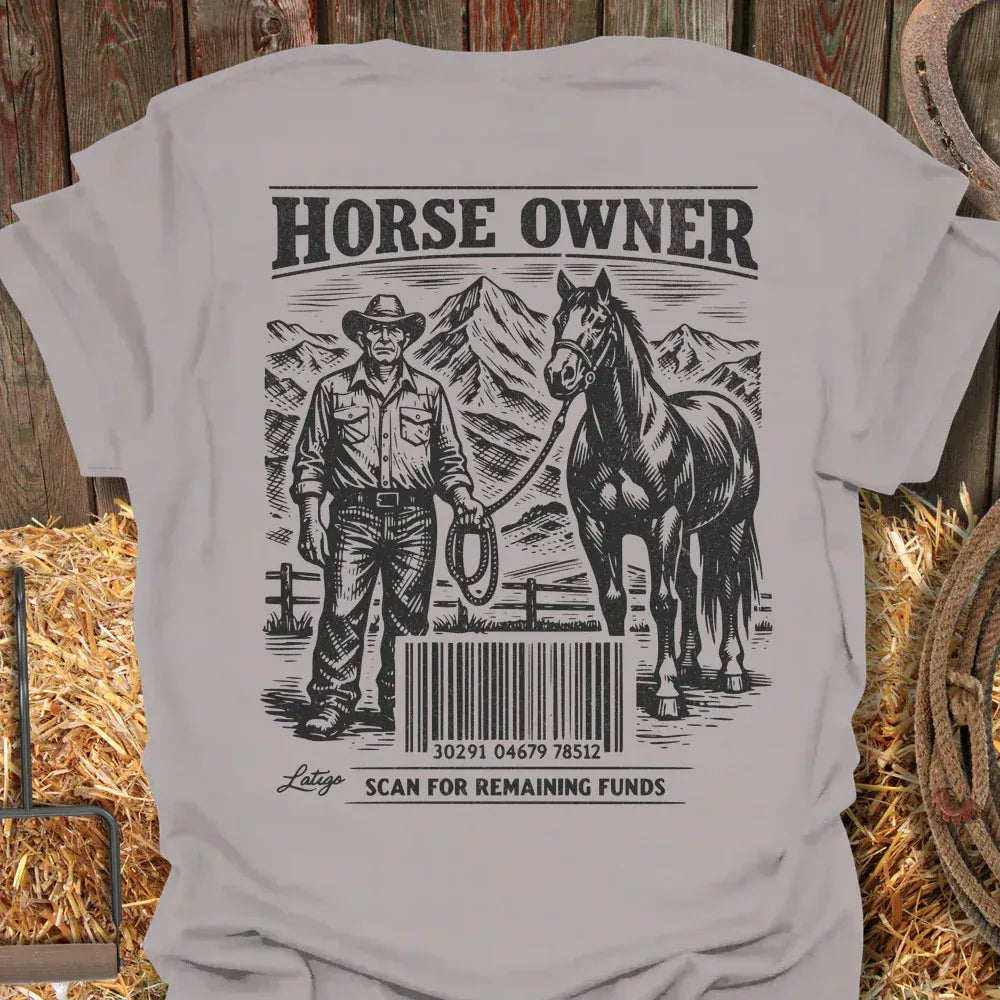 Printify T-Shirt Ice Grey / S Horse Owner Tee
