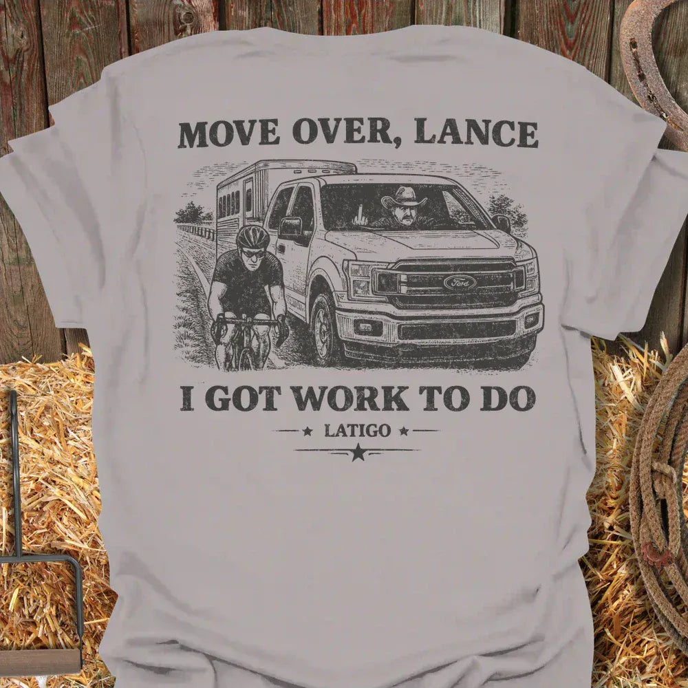 Printify T-Shirt Ice Grey / S Move Over Lance Tee