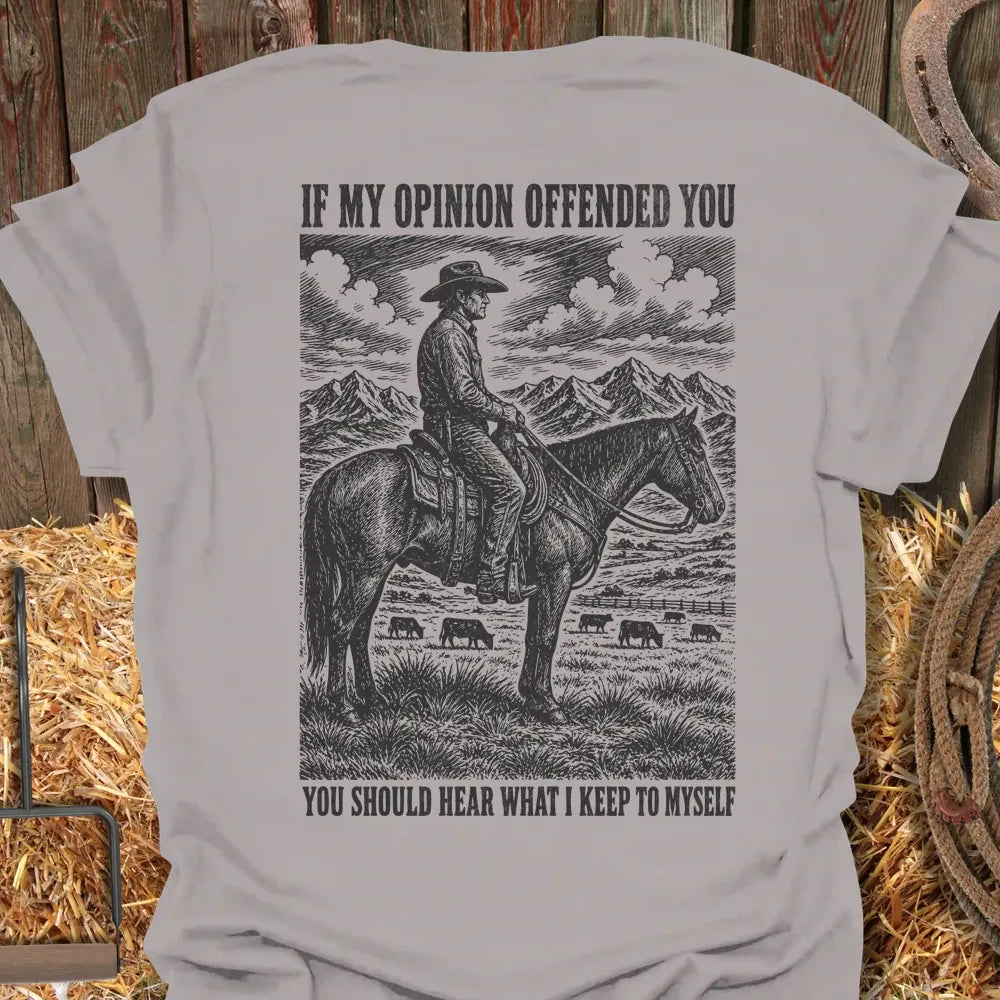 Printify T-Shirt Ice Grey / S Offended You Tee